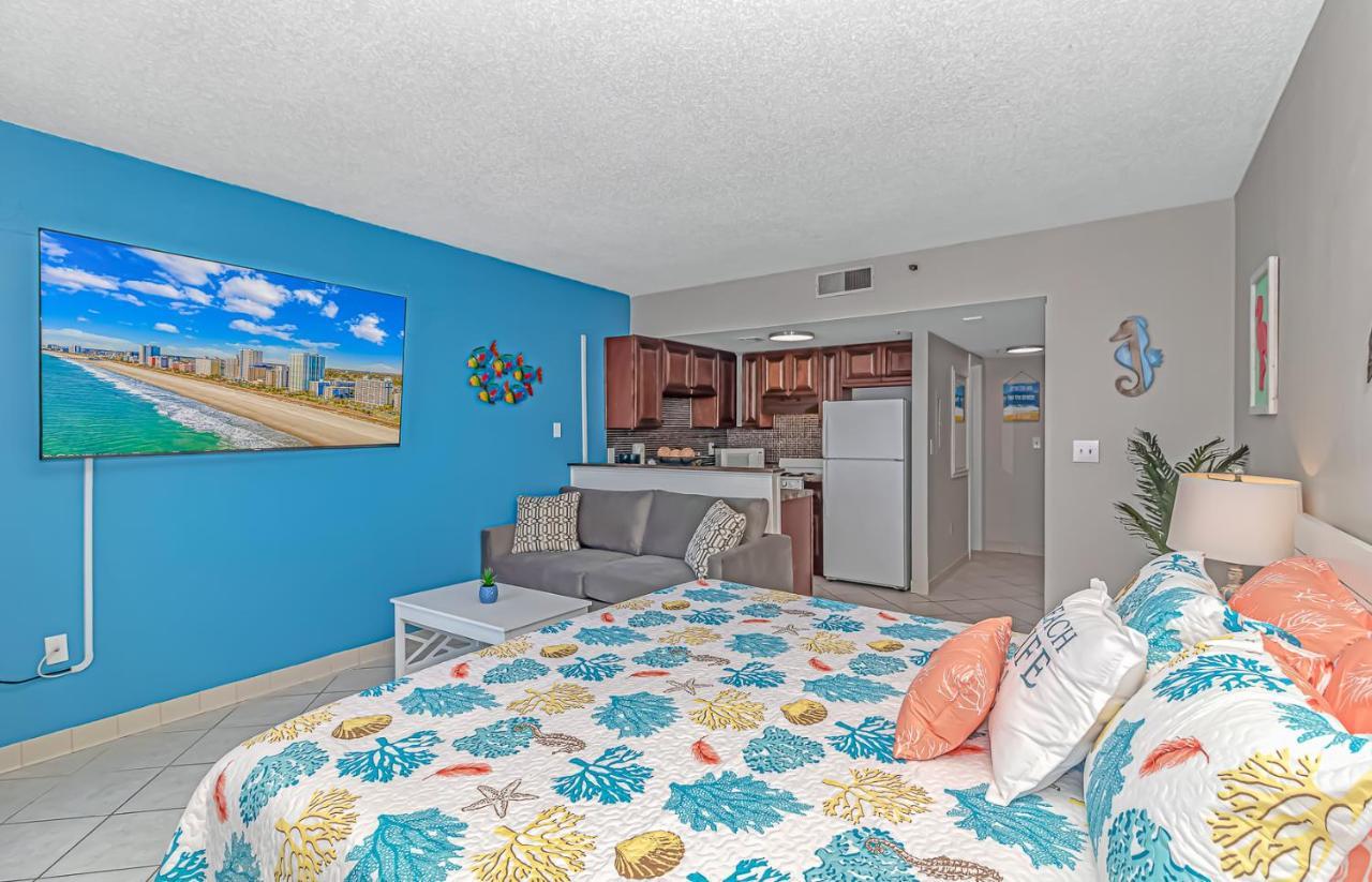 Ocean Front Studio With Panoramic Views! Palace Resort 1001 Myrtle Beach Exterior photo